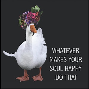Positive Affirmation Card | Make Your Soul Happy